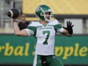 تريفور هاريس ، وضع Roughriders 4-0 على الخط مقابل Stampeders