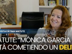 فاطمة ماتوتي: “مونيكا غارسيا ترتكب جريمة ضد الصحة العامة”